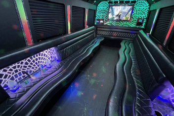 El Monte Limo Bus Interior