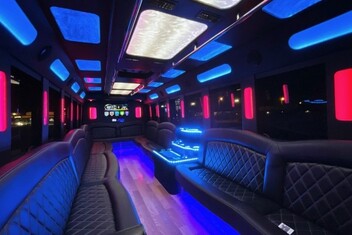 El Monte Limousine Bus Interior