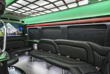 El Monte Sprinter Party Bus Interior