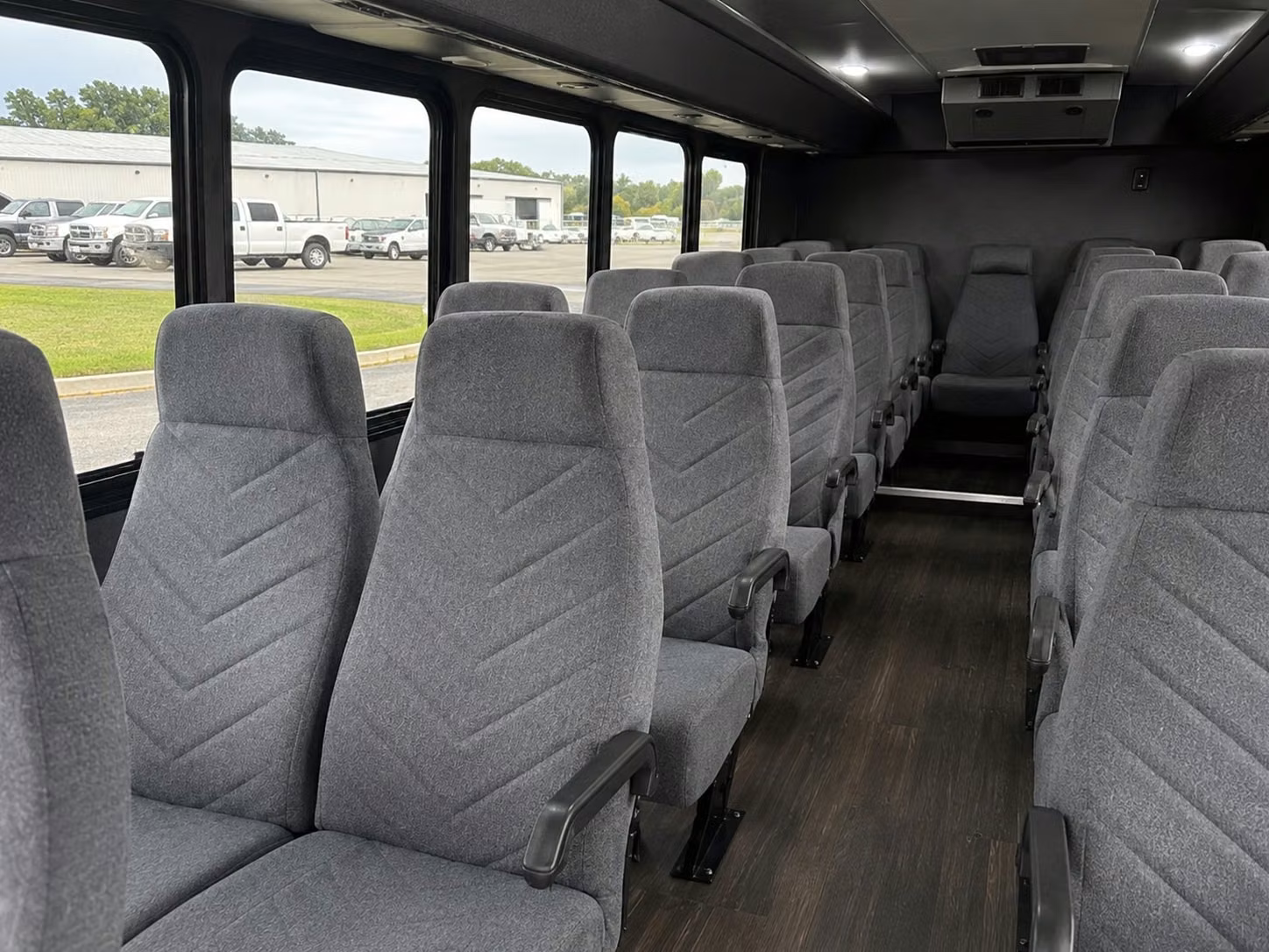 18 passenger minibus interior