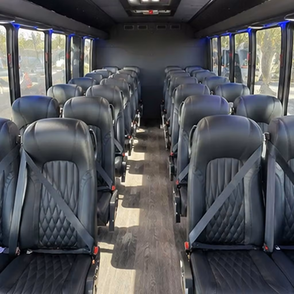 30 passenger minibus inside