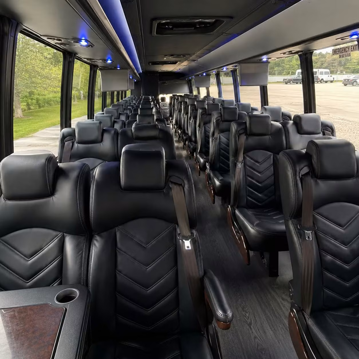 35 passenger minibus interior