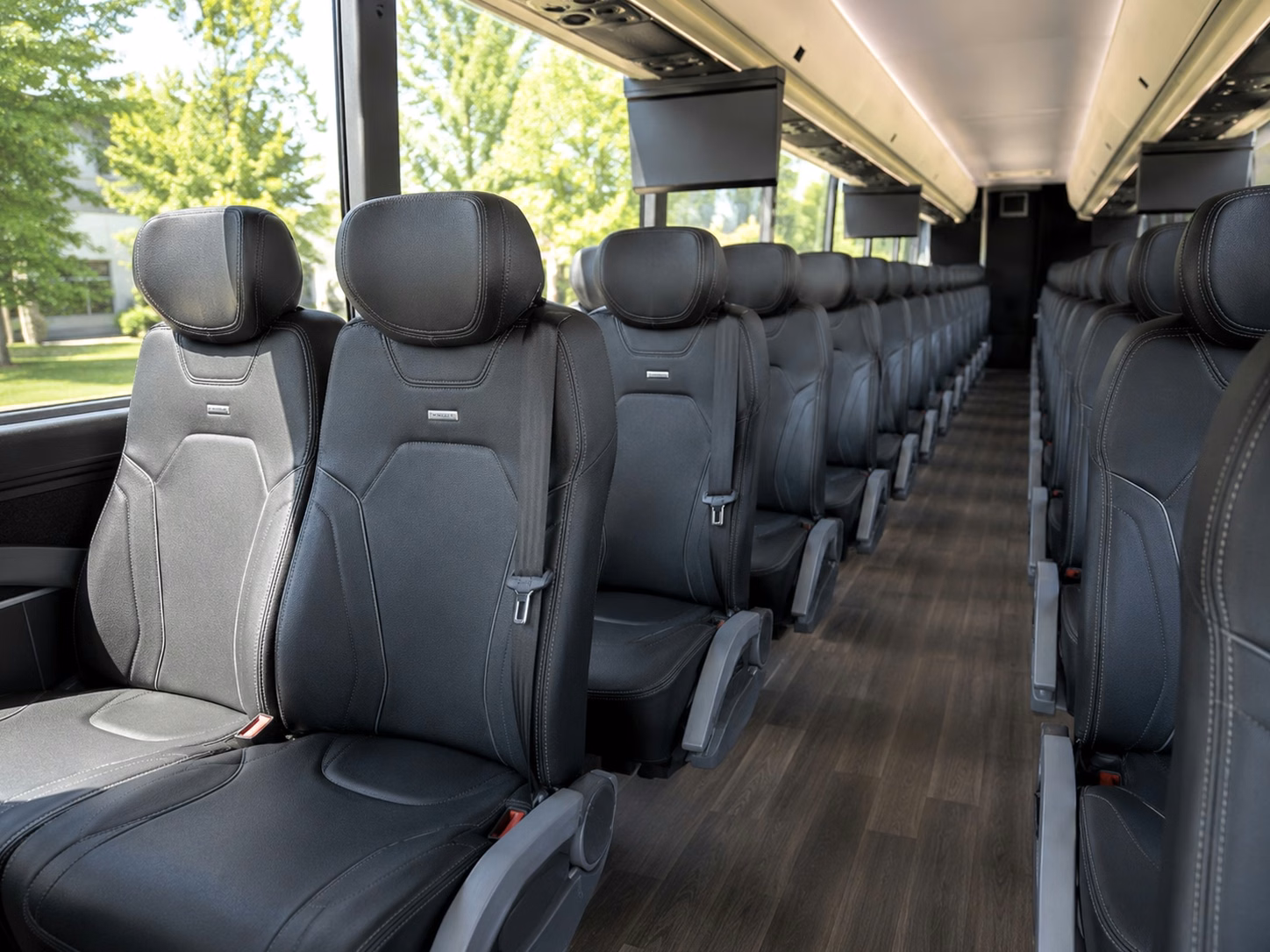 el monte charter bus interior
