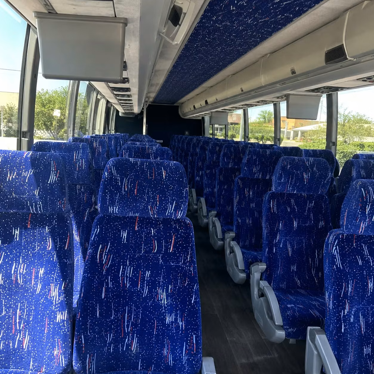 el monte charter bus rental interior