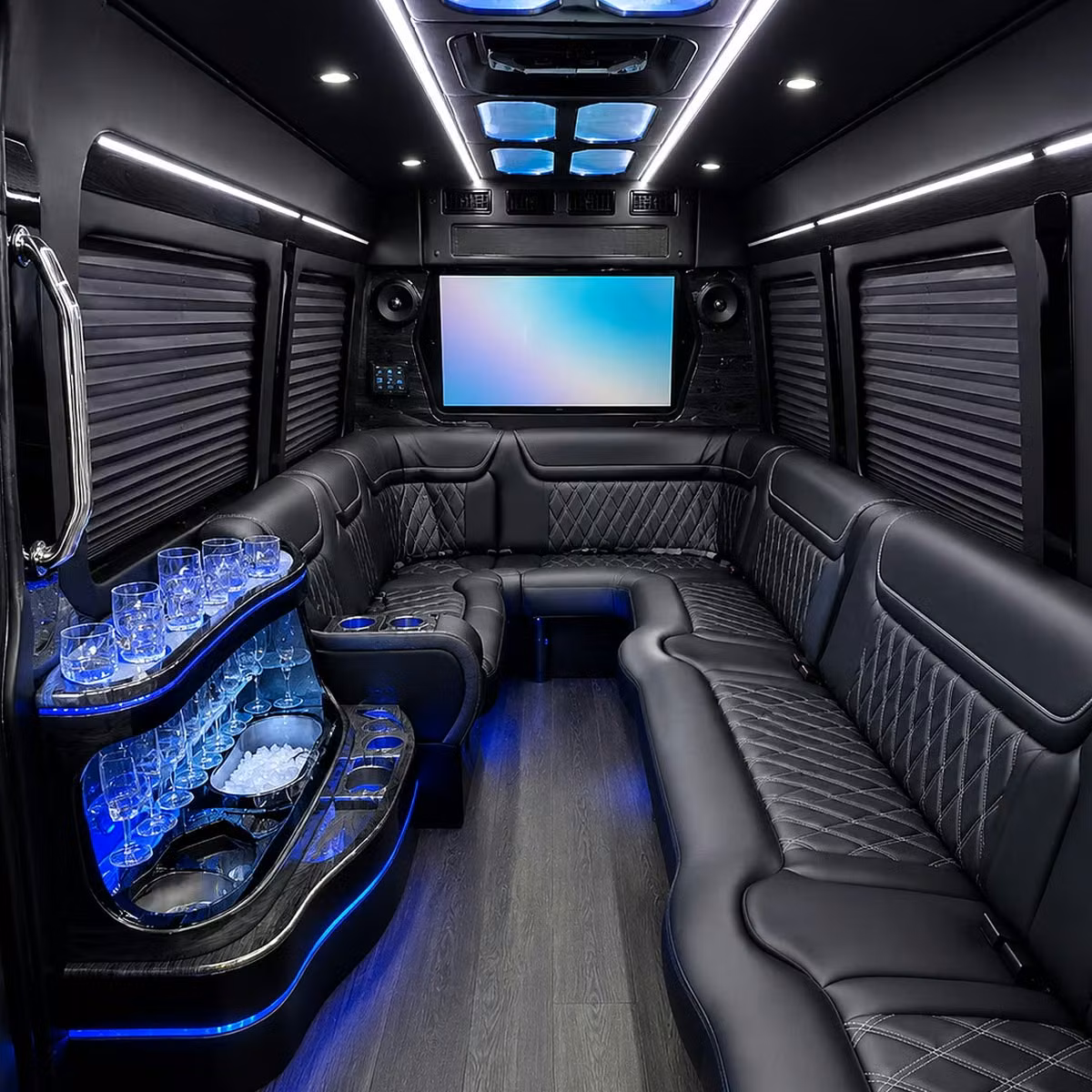 party bus interior
