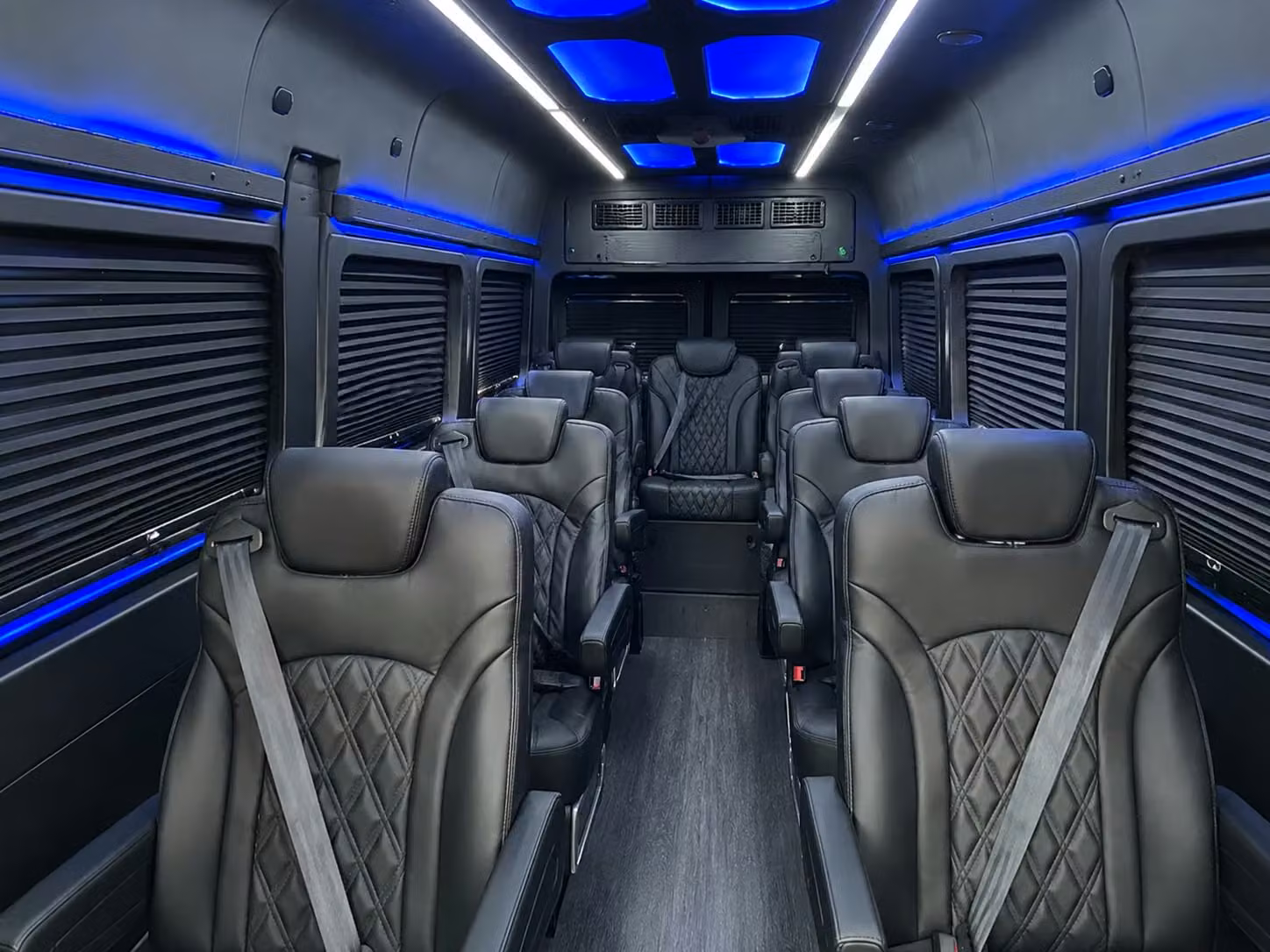 sprinter van with driver interior